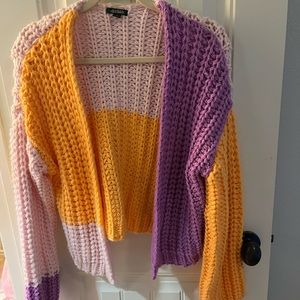 Wild Fable Color Block Cardigan